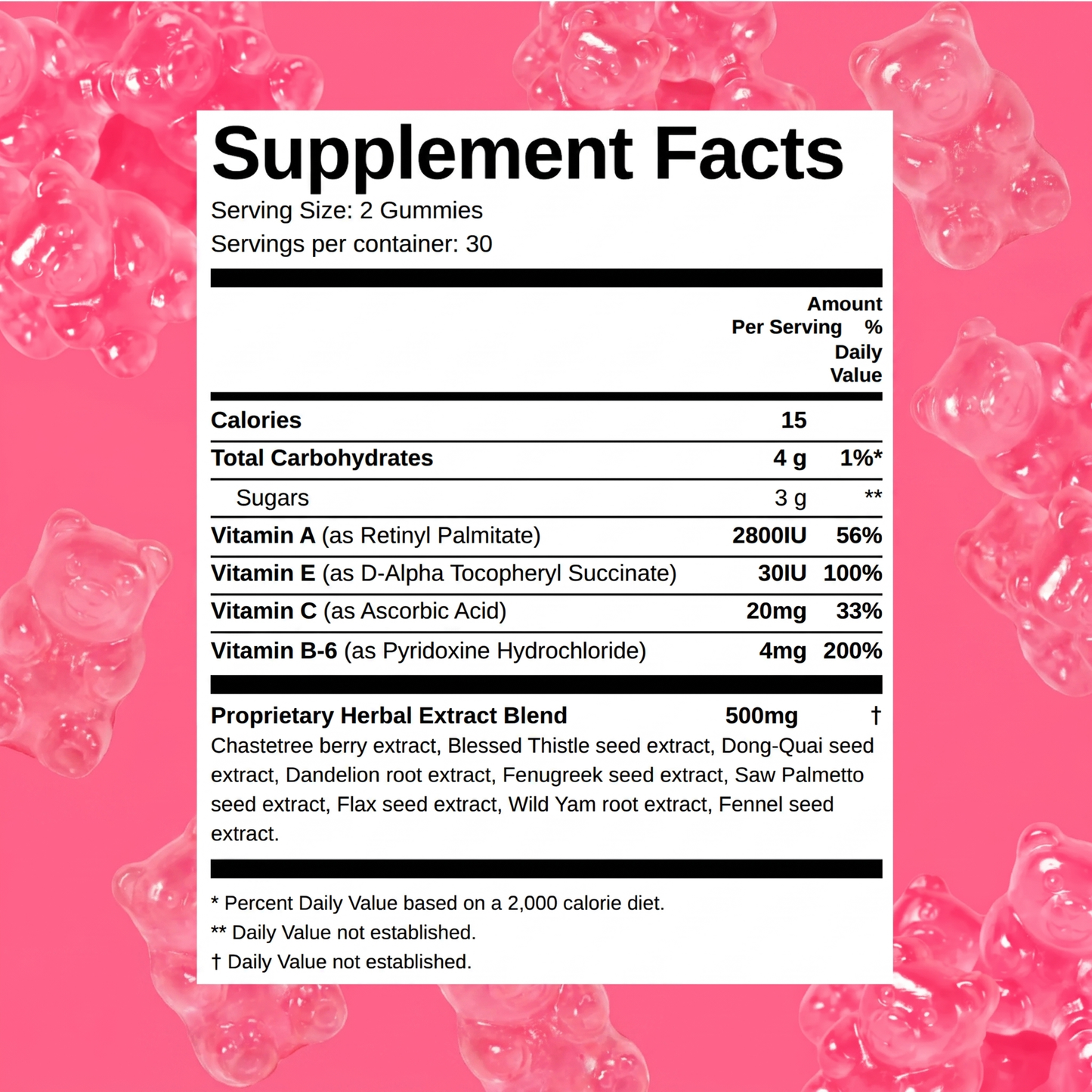 Natural Booty & Breast Enhancement Gummies